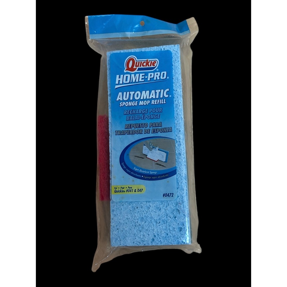 Quickie Home-Pro Automatic Sponge Mop Refill 0472 for Models 041 047 Blue Sponge